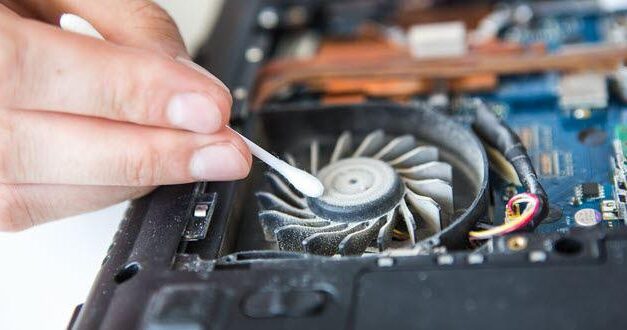 Como limpar o cooler do notebook