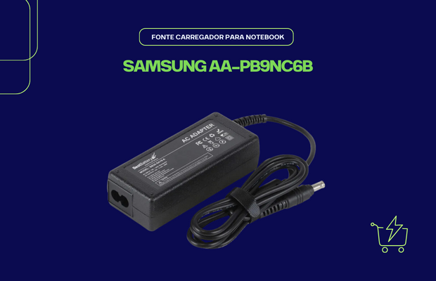 carregador fonte Samsung AA-PB9NC6B