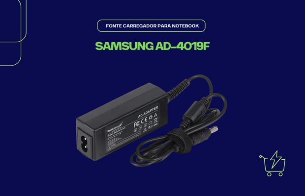 carregador fonte Samsung AD-4019F
