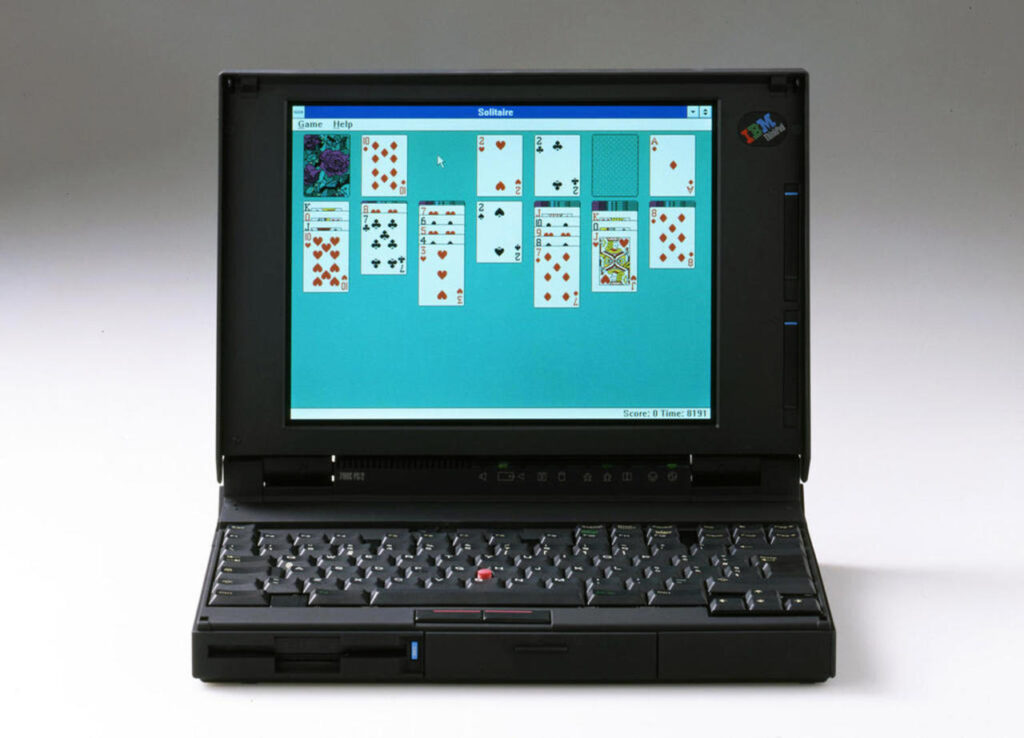 evolução do notebook thinkpad 1992 IBM