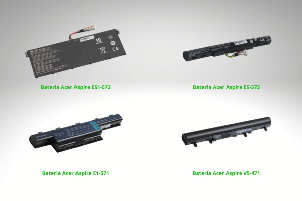 como identificar a bateria para notebook Acer