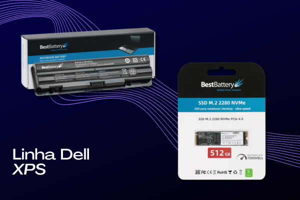 linhas notebook Dell xps
