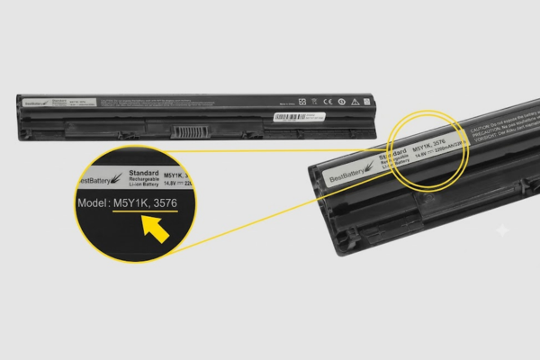 Dell M5Y1K como descobrir o modelo da bateria do notebook
